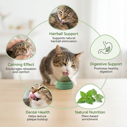 Wall-ball Catnip Toy